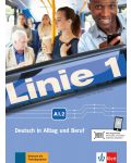 Linie 1 Kurs- und Übungsbuch: Немски език - ниво A1.2 (учебник и тетрадка с DVD-ROM) - 1t