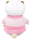 Плюшена играчка Budi Basa - Коте Ли-Ли, бебе, с пуловер, 20 cm - 3t