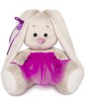Плюшена играчка Budi Basa - Зайка Ми, бебе, с ярко лилава пола, 15 cm - 1t