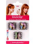 LinziClip Mini Щипка за коса, индийско лято, 3 броя - 1t