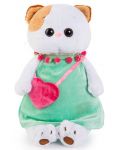 Плюшена играчка Budi Basa - Коте Ли-Ли, в рокличка, с чантичка-сърце, 27 cm - 1t