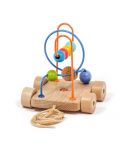 Дървена играчка 2 в 1 Lucy&Leo - За дърпане, със спирала (вид 1) - 3t
