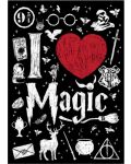 Метален постер Displate - I love Magic - 1t