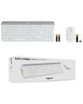 Комплект мишка и клавиатура Logitech - Combo MK470, безжичен, бял - 3t