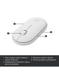 Комплект мишка и клавиатура Logitech - Combo MK470, безжичен, бял - 9t