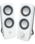 Аудио система Logitech Z200 - 2.0, бяла - 1t