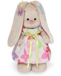 Плюшена играчка Budi Basa - Зайка Ми, с лятна рокля и пеперудки на ушите, 25 cm - 1t