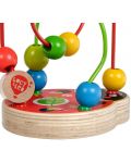 Дървена играчка Lucy&Leo - Спирала с дървени мъниста, калинка - 5t