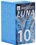 Luna Тест ленти за холестерол, 10 броя, Wellion - 1t