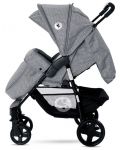 Детска комбинирана количка Lorelli - Daisy Basic Set, сива - 3t