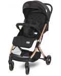 Лятна количка с покривало Lorelli - Fiorano, Black - 2t