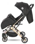 Лятна количка с покривало Lorelli - Fiorano, Black - 3t