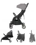 Лятна количка Nania - Orla, Grey/Black - 3t