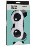 Маска за сън I-Total Panda - Черно-бяла - 4t