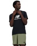Мъжка тениска New Balance - Sport Essentials Logo , черна - 5t