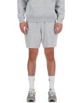 Мъжки къси панталони New Balance - Sport Essentials French Terry 7" , сиви - 1t