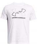 Мъжка тениска Under Armour - Foundation , бяла - 1t