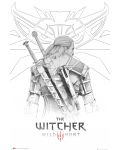 Макси плакат GB eye Games: The Witcher - Geralt Sketch - 1t