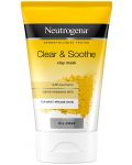 Neutrogena Clear & Soothe Маска за лице, глина и куркума, 50 ml - 1t
