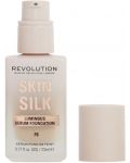 Makeup Revolution Фон дьо тен-серум Skin Silk, F6, 23 ml - 1t