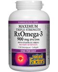RX Omega-3 with Vitamin D3, 150 капсули, Natural Factors - 1t