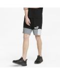 Мъжки къси панталони Puma - Essentials+ Block 10" , черни - 4t