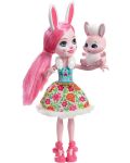 Кукличка и животинче Enchantimals от Mattel – Брии Бъни със зайчето Туист - 3t