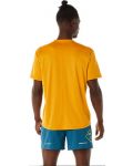 Мъжка тениска Asics - Fujitrail Logo SS Top, жълта - 4t