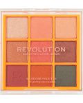 Makeup Revolution Neon Палитра сенки Orange Blaze, 9 цвята - 3t