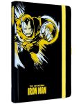 Тефтер Pyramid - Marvel Retro, Iron Man Mono, формат A5 - 2t