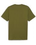 Мъжка тениска Puma - Essentials Logo Tee , зелена - 2t