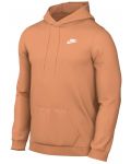 Мъжки суитшърт Nike - Sportswear Club , оранжев - 1t