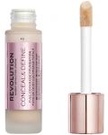 Makeup Revolution Conceal & Define Покривен фон дьо тен, F3, 23 ml - 2t