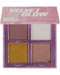 Makeup Obsession Палитра хайлайт Velvet Glow, 4 цвята - 3t