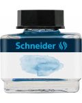 Мастило за писалка Schneider - 15 ml, ледено синьо - 1t