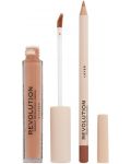 Makeup Revolution Kомплект за устни - Червило и Молив Lover, 3 ml + 1 g - 2t