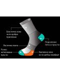 Мъжки чорапи Pirin Hill - Ethno, размер 43-46, черни - 2t