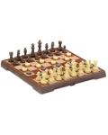 Магнитна игра Cayro - Шах и дама, средна (24 x 24) - 3t