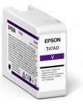 Мастилница Epson - T47AD, за Epson SC-P900, виолетова - 1t