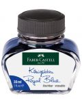 Мастило за писалка Faber-Castell - Синьо, 30 ml - 1t