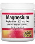 Magnesium Bisglycinate Pure, 200 mg, 120 g, Natural Factors - 1t