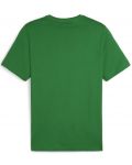 Мъжка тениска Puma - Essentials+ Two-Tone Logo , зелена - 2t