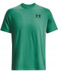 Мъжка тениска Under Armour - Sportstyle Left Chest , зелена - 1t