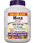 Maca Energy with Ginseng, 150 капсули, Webber Naturals - 1t