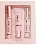 Makeup Revolution Kiss & Care Комплект за устни Lip Revival Set, 3 части - 1t