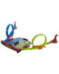 Комплект за състезателни скокове Hot Wheels от Mattel – с количка - 1t