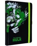 Тефтер Pyramid - Marvel Retro, Hulk Mono, формат A5 - 3t