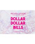 Makeup Revolution Палитра сенки Dollar Bills, 6 цвята - 3t