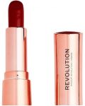 Makeup Revolution Satin Kiss Червило за устни Ruby Red, 3.5 g - 1t