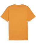 Мъжка тениска Puma - Essentials Logo Tee , оранжева - 2t